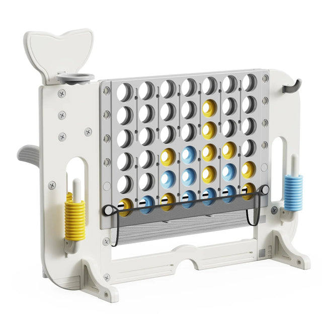 4-in-1 Adjustable Height Giant Outdoor Game Set - Omega Lifestyles