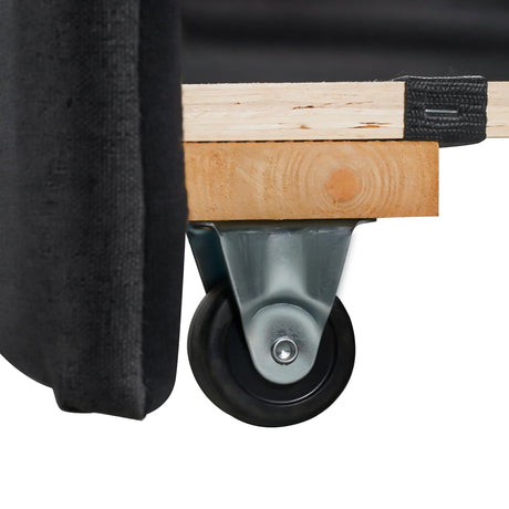 Upholstered Twin Daybed With Wheeled Trundle - Omega Lifestyles