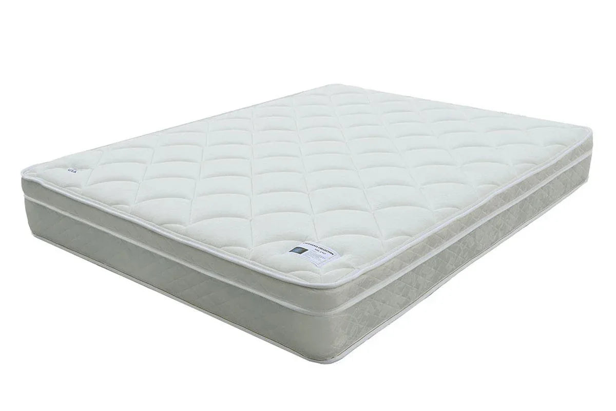 Full Medium 9-Inch Bonnell Coil Euro Top Mattress - Omega Lifestyles