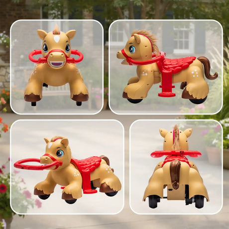 Electric Ride-On Rocking Horse Toy For Toddlers - Omega Lifestyles