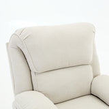 Ivory Remote-Controlled Heated Massage Assistive Recliner - Omega Lifestyles
