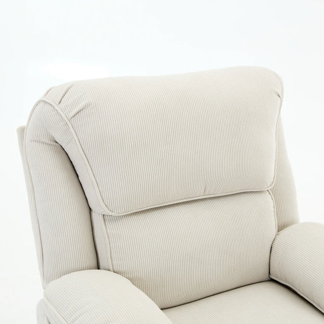 Ivory Remote-Controlled Heated Massage Assistive Recliner - Omega Lifestyles