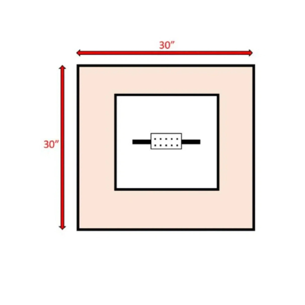 Steel Propane Adjustable Flame Stainless Steel Fire Pit Table - Omega Lifestyles
