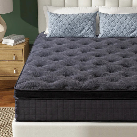 Medium 10-Inch Cooling Gel Hybrid Full Mattress - Omega Lifestyles