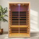 Two Person Hemlock Wood Far-Infrared Home Sauna - Omega Lifestyles
