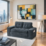 Convertible Loveseat Sofa Bed With Memory Foam Comfort - Omega Lifestyles