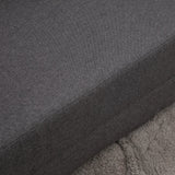 Adjustable 2-in-1 Linen Floor Sofa With Backrest - Omega Lifestyles