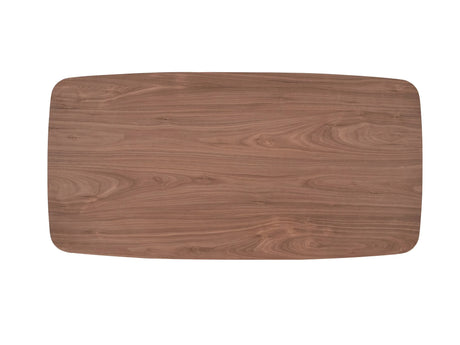Walnut Finish Rectangular Synthetic Wood Dining Table - Omega Lifestyles