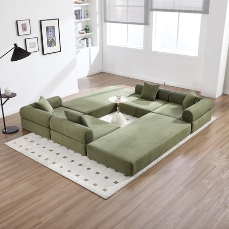 Convertible Folding Corduroy Memory Foam Sofa Bed - Omega Lifestyles