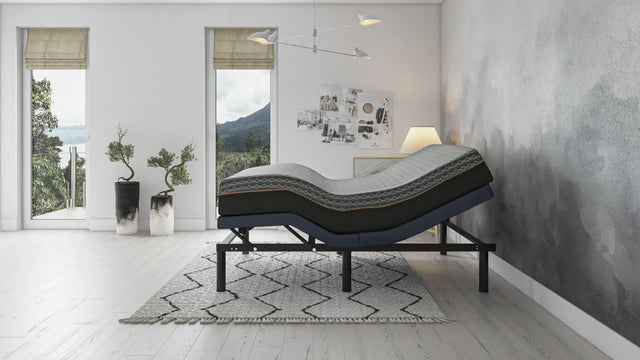 Twin Adjustable Bed Base With Massage Head Foot Articulation - Omega Lifestyles