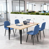 Farmhouse Industrial Dining Table With 4 Chairs - Omega Lifestyles