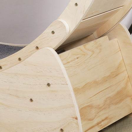 Solid Wood Indoor Cat Exercise Running Wheel - Sleep Galleria