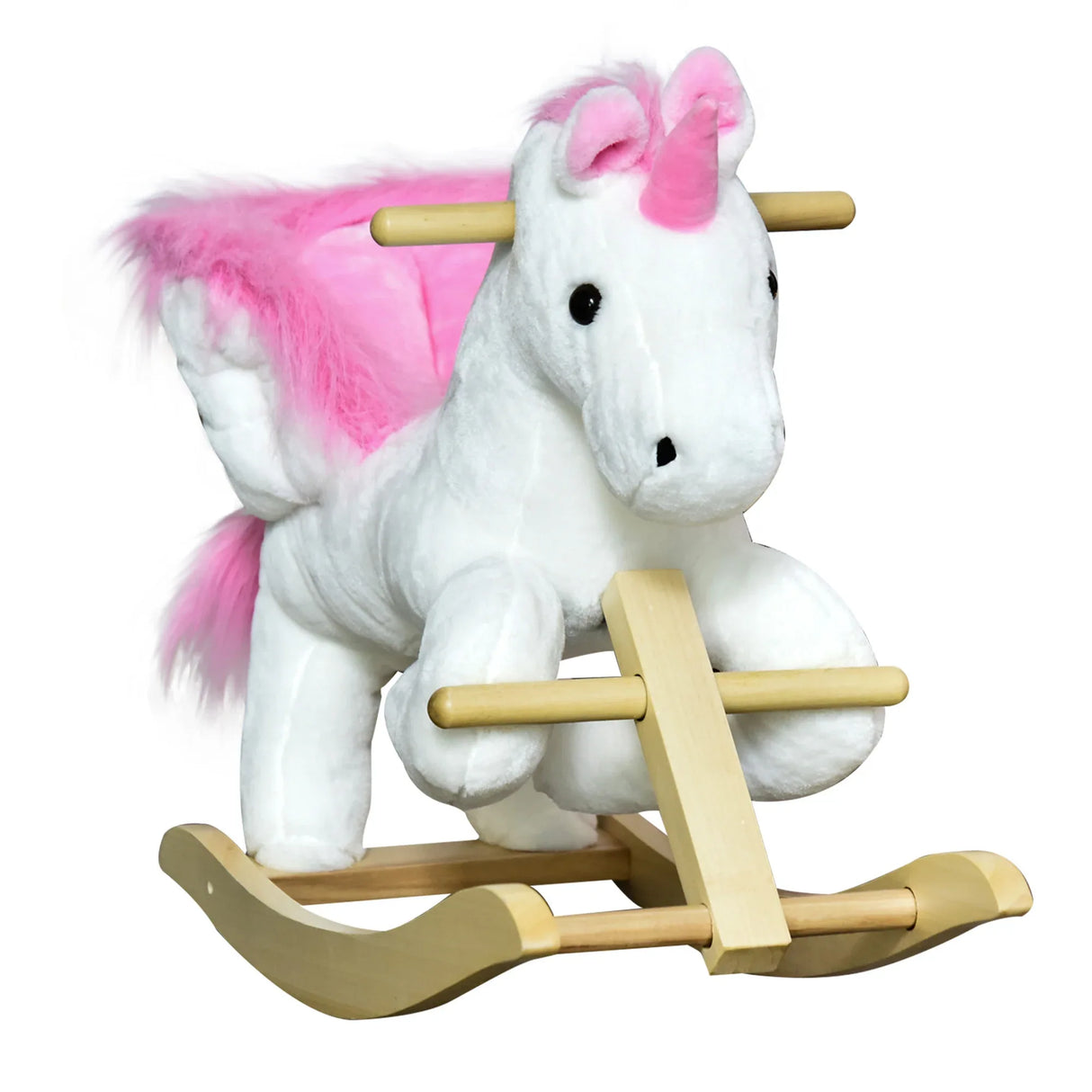 Magical Unicorn Singing Plush Rocking Horse Toy - Omega Lifestyles