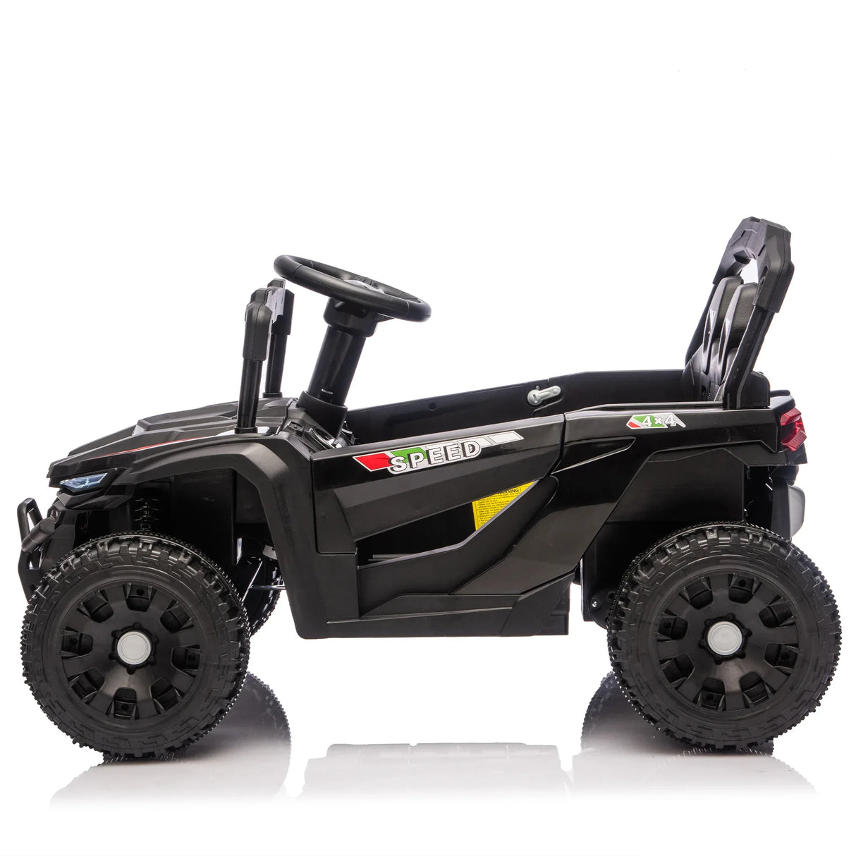 24V Kids Remote Control Black Ride On UTV - Omega Lifestyles