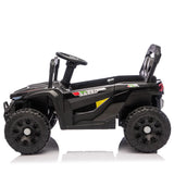 24V Kids Remote Control Black Ride On UTV - Omega Lifestyles