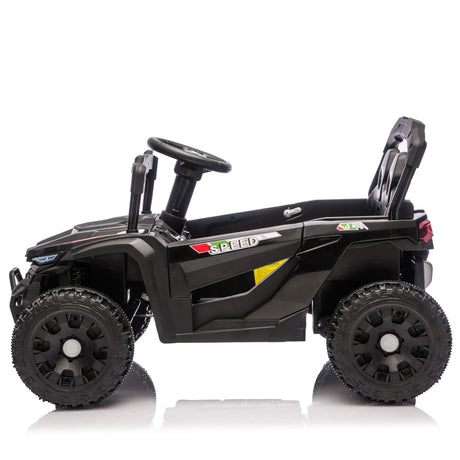 24V Kids Remote Control Black Ride On UTV - Omega Lifestyles