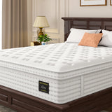Medium 14-Inch Hybrid Memory Foam Pocket Spring Queen Mattress - Omega Lifestyles