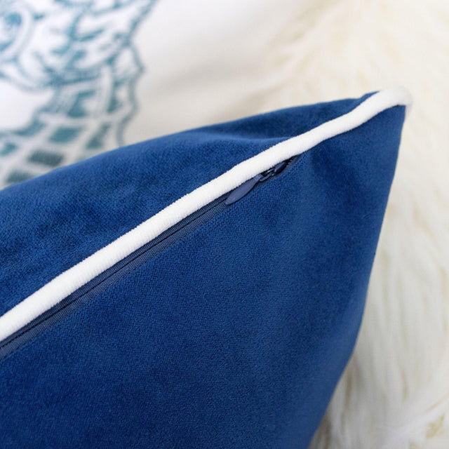 Polyester Velvet 20x20 Inch Decorative Pillowcase - Omega Lifestyles