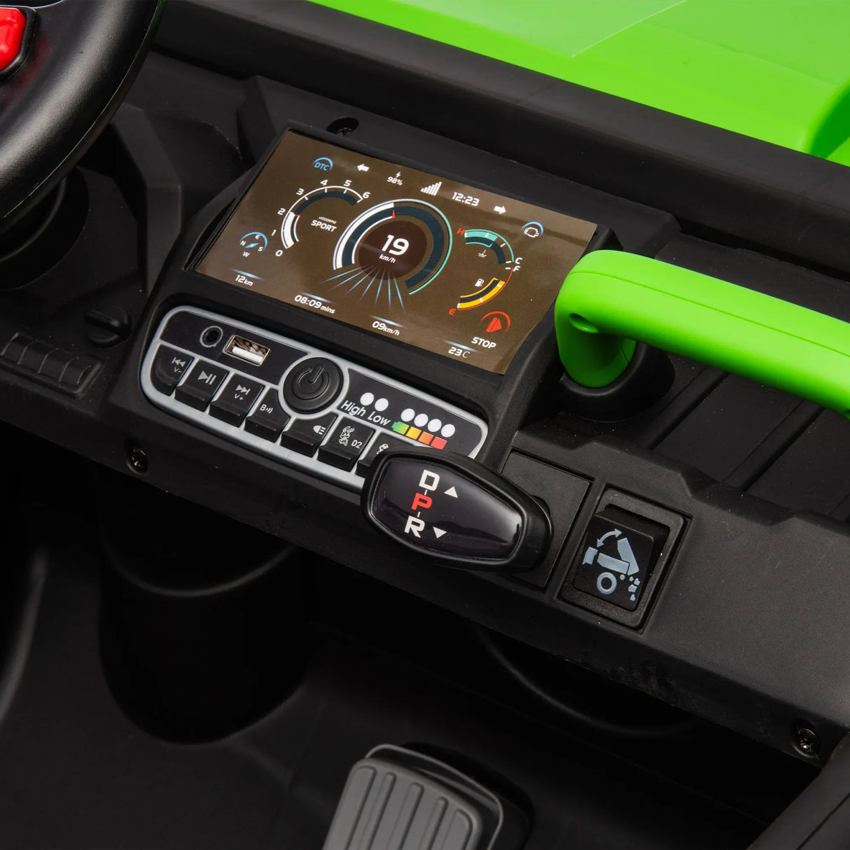 24V Two-Seater Remote Control Ride On Dump Truck - Omega Lifestyles