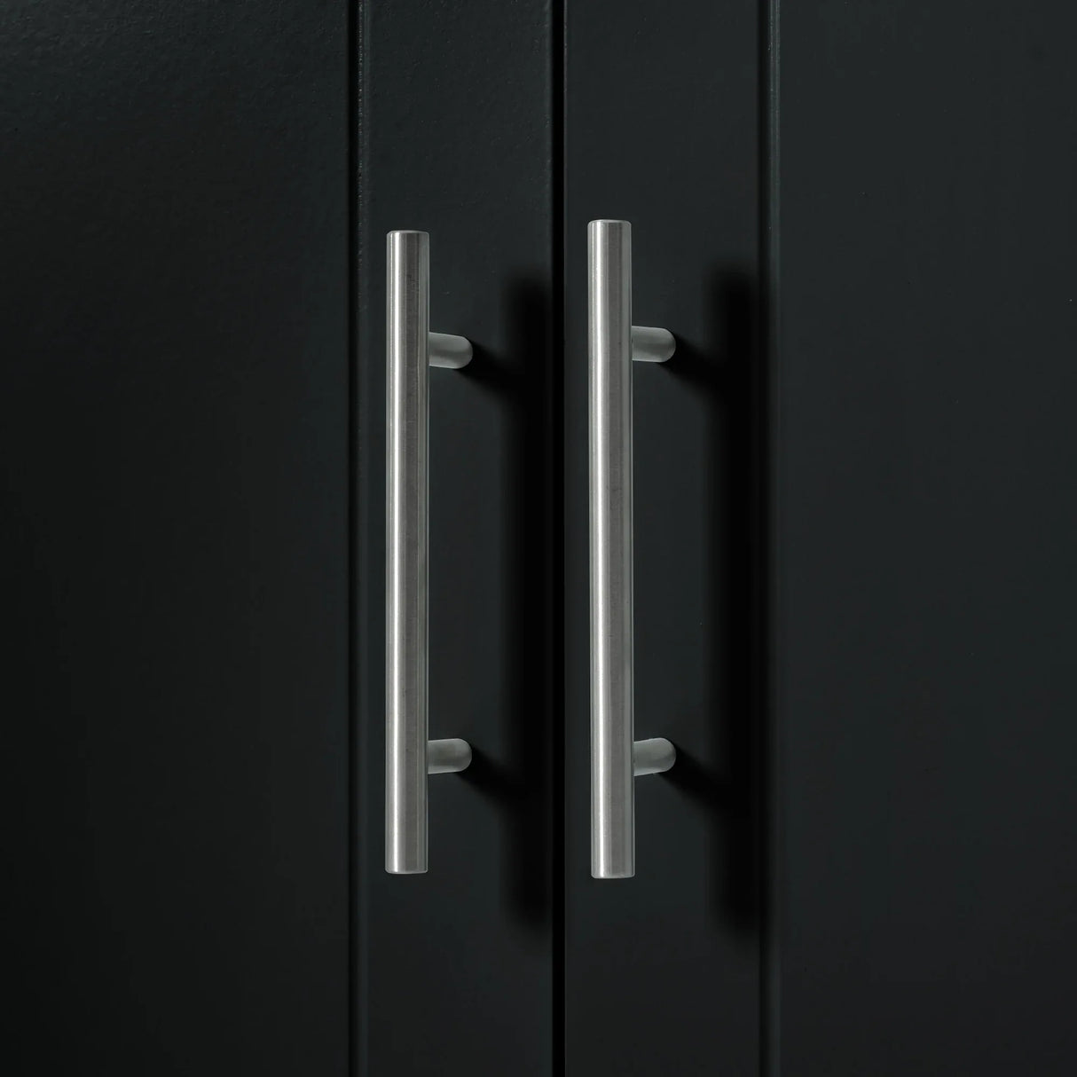 Fluted Rubber Wood Kitchen Island With Trash Can Cabinet - Omega Lifestyles