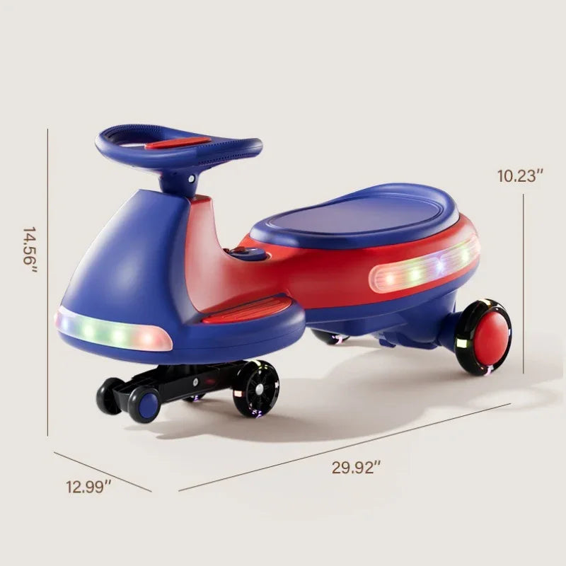 Kids Electric Wiggle Car Rechargeable Battery Pedal Toy - Omega Lifestyles