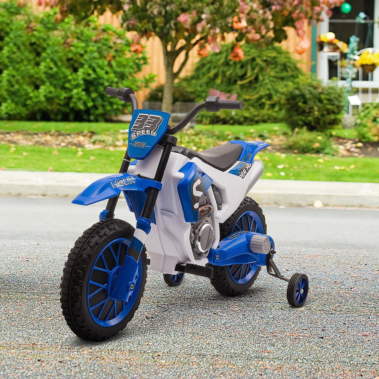 12V Battery-Powered Kids Electric Ride-On Motorcycle Toy - Omega Lifestyles