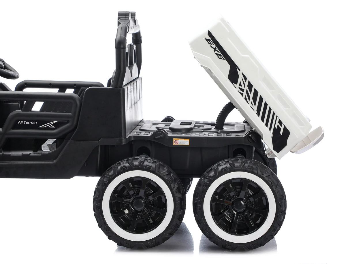 24V 2-Seater 4WD Electric Ride On Dump Truck with Remote - Omega Lifestyles