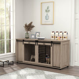Modern Multipurpose Dog Crate Furniture With Storage - Sleep Galleria