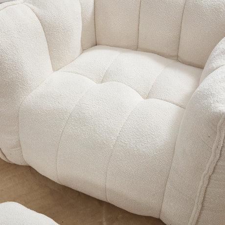 Soft Chenille Bean Bag Chair With High Resilient Foam - Omega Lifestyles