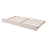 Twin Upholstered Teddy Fleece Daybed With LED Trundle - Omega Lifestyles