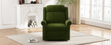 Modern Velvet Adjustable Backrest Swivel Recliner Chair - Omega Lifestyles