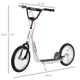Youth Adjustable Handlebar Kick Scooter With Dual Brakes - Omega Lifestyles