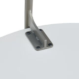 Modern Round Ceramic Top Coffee Table With Storage Drawers - Omega Lifestyles