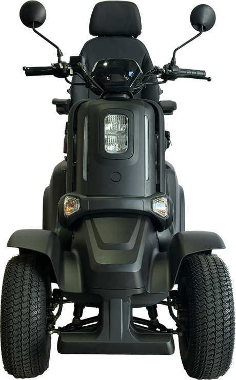Heavy Duty 4 Wheel Mobility Scooter With Dual Brakes - Omega Lifestyles