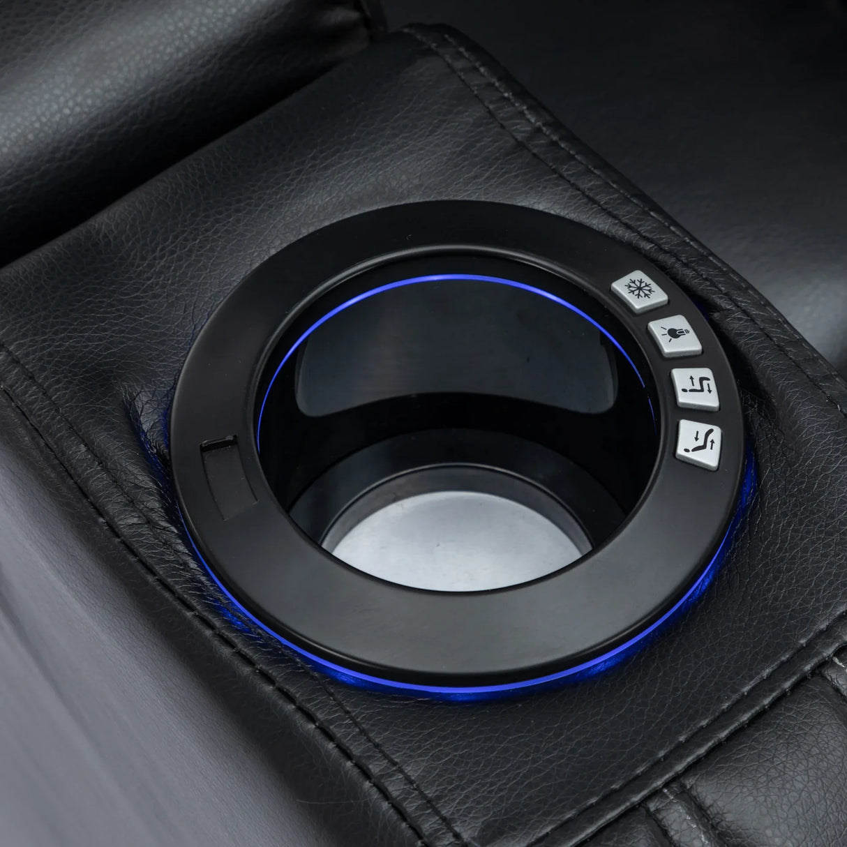 Power PU Leather Recliner Chair With Cooling Cup Holder - Omega Lifestyles