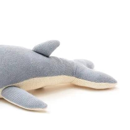 Baby Blue Cotton Plush Dolphin Soft Toy Plush - Omega Lifestyles