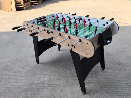 4-Foot Wood MDF Steel Foosball Table with Balls - Omega Lifestyles