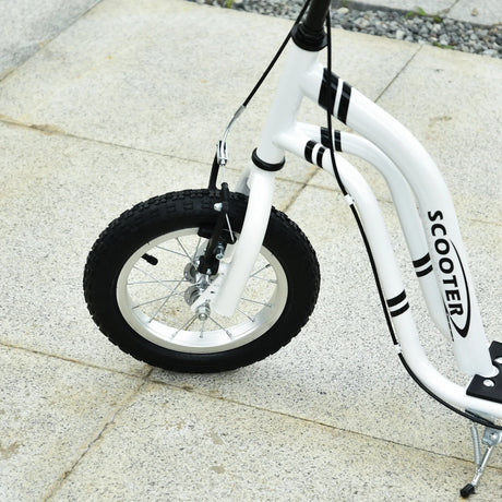 Youth Scooter With Dual Brakes And 12-Inch Inflatable Wheels - Omega Lifestyles