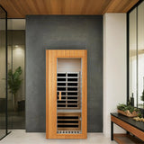 Hemlock One-Person Far Infrared Indoor Sauna Room - Omega Lifestyles
