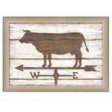 Farmhouse Cow Multicolor Printed Wall Art Poster - Omega Lifestyles