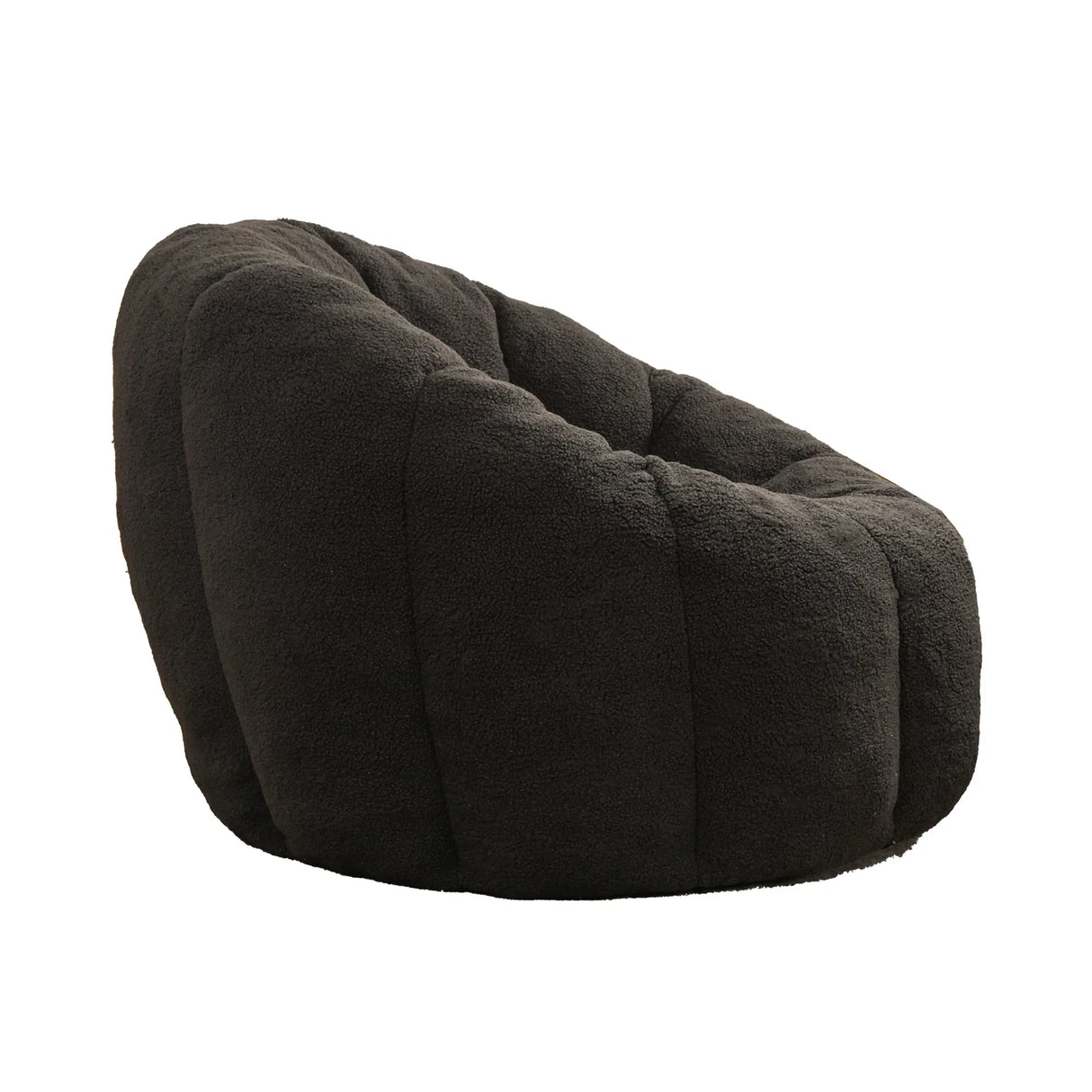 Plush High-Density Foam Teddy Fabric Bean Bag Chair - Omega Lifestyles