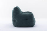 Soft Teddy Fabric Tufted Foam Bean Bag Chair Green - Omega Lifestyles