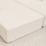 Corduroy Foam High-Density All-Foam Lounge Chair - Omega Lifestyles