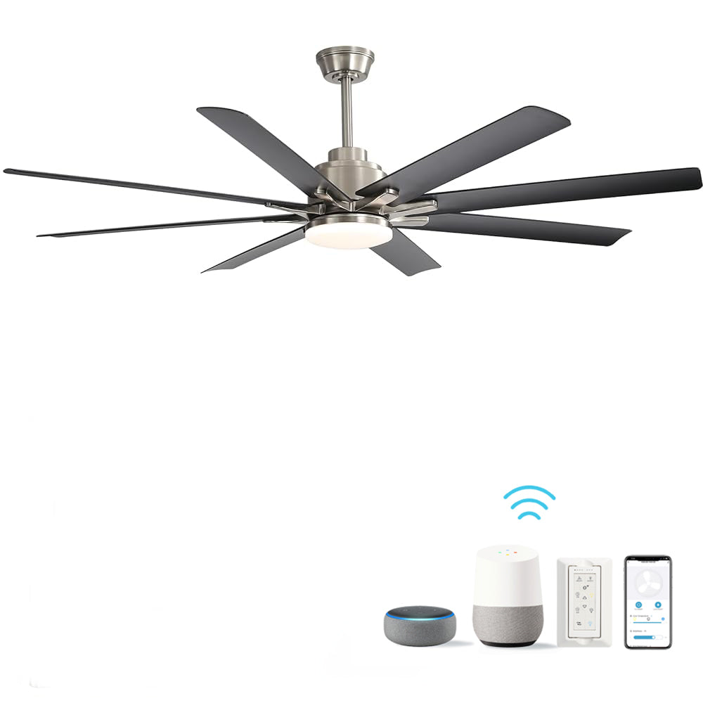 66-Inch Smart Remote Control Reversible Ceiling Fan