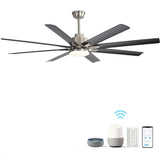 66-Inch Smart Remote Control Reversible Ceiling Fan