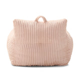 Giant Pink Corduroy Shredded Foam Bean Bag Chair - Omega Lifestyles