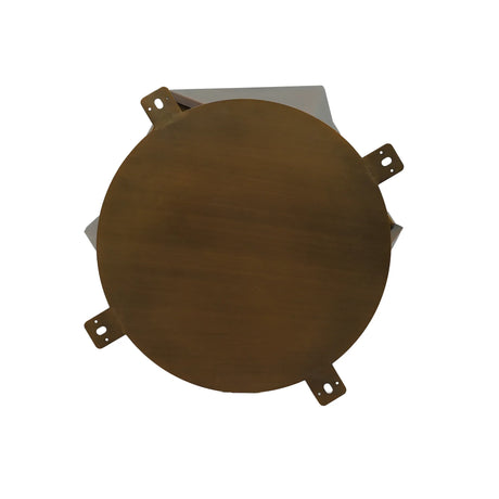 Modern Round Sintered Stone Dining Table With Turntable - Omega Lifestyles