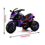 12V Kids Ride-On Motorcycle With PU Seat Training Wheels - Omega Lifestyles