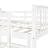 Full Full Solid Wood Convertible Bunk Bed - Omega Lifestyles