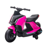 Electric Pink Kids Motorcycle Ride-On Toy With Music - Omega Lifestyles